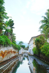 Portuguese Colonial Architecture In Paraty, Rio de Janeiro, Brazil - ブラジル...