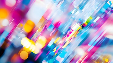 Vibrant Hues: Abstract Art in Motion