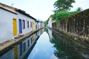 Portuguese Colonial Architecture In Paraty, Rio de Janeiro, Brazil - ブラジル...