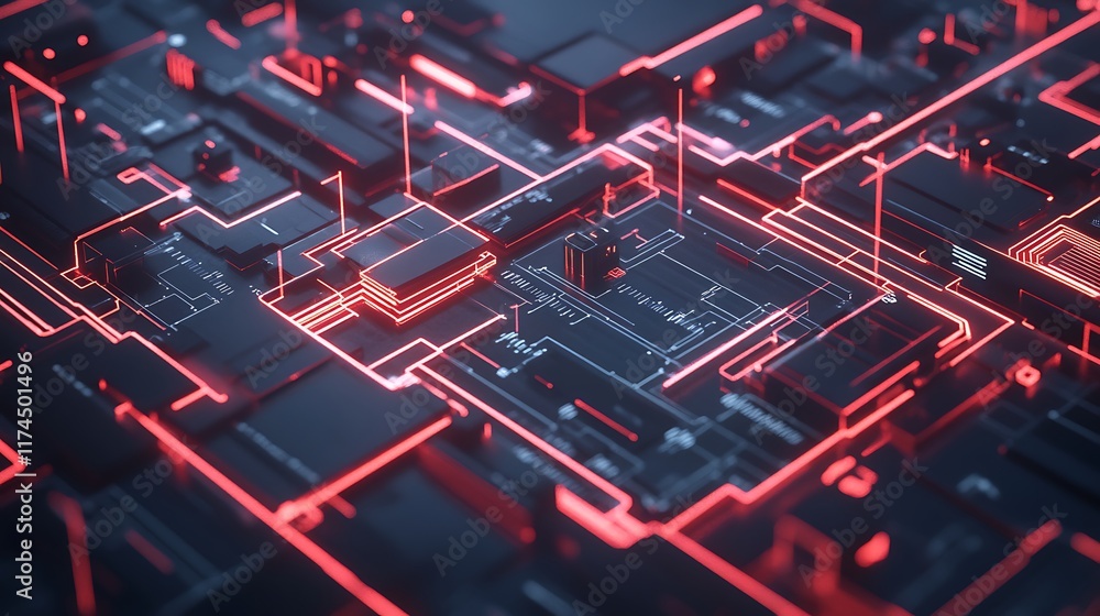 Poster abstract digital circuitry network design