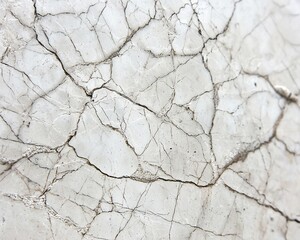 Cracked white marble texture background.