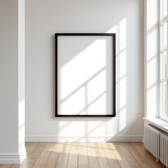 empty room with window and wall