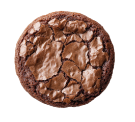 Cracked Chocolate Cookie with Rich Texture and Unique Design