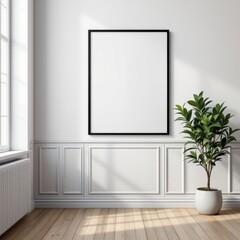 empty room with a window