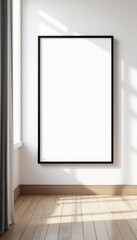 empty room with frame