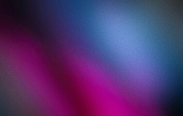 Grainy gradient poster background, purple blue pink black vibrant noisy texture banner cover header backdrop design © Rungaroon