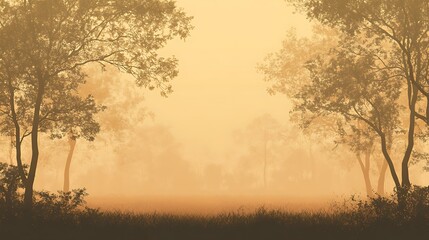 Obraz premium Abstract background of mist in the forest