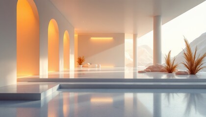 interior of a hotel