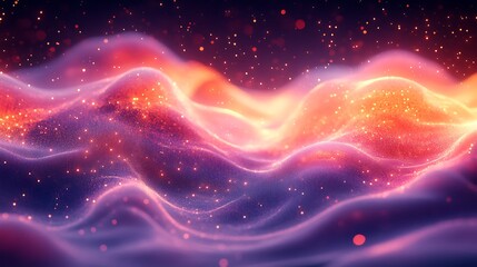 Fototapeta premium Glowing abstract texture with fluid layers high resolution hd image