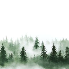 Fototapeta premium Winter forest background