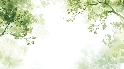 Winter forest background