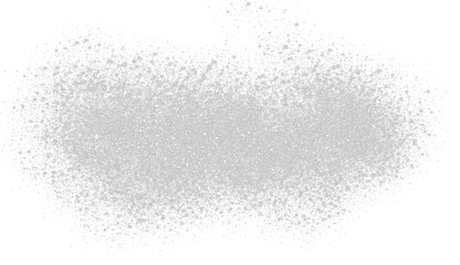 Stars dust particles explosion falling on transparent background, graphic resources