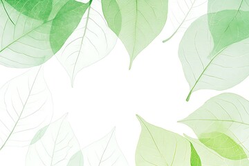 Close up of green leaves background.