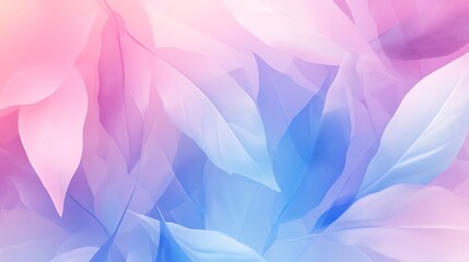 Fototapeta premium Abstract pink background with leaves