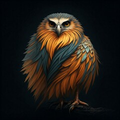 Fototapeta premium owl on a branch
