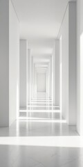 Obraz premium empty white room