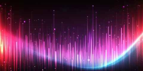 A colorful, abstract background with purple and blue lines