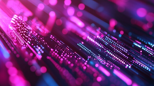 digital data stream background with binary code the flow information of cyber security technology
