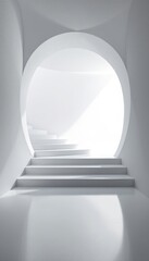 Fototapeta premium empty white shelf