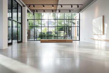 Fototapeta premium Modern gallery interior