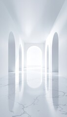 empty white room