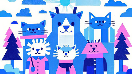 The Enchanting World of Cartoon Animal Collection: Bringing Creatures to Life Through Art