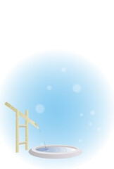 寒中見舞い（文字なし）