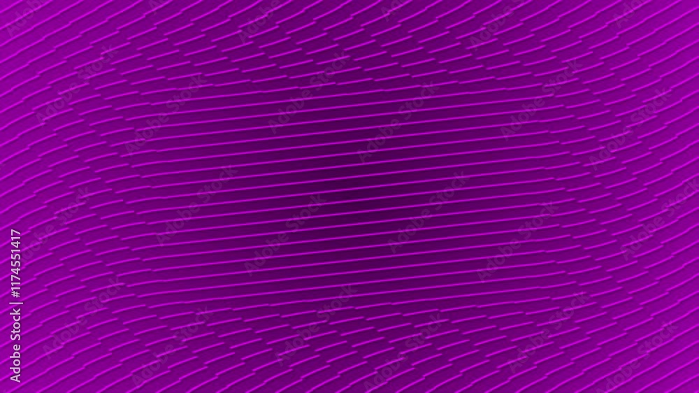 Poster pink color multiple parallel lines moving abstract pattern modern design loop able dark geometrical 