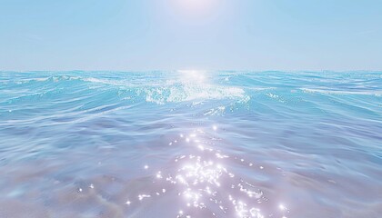 A shimmering desert of fine metallic sand sparkles under an alien sun in a surreal landscape