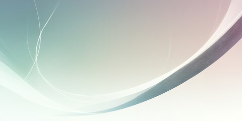 Obraz premium Abstract Swirling Lines Soft Pastel Background Elegant Design