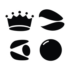 Flat vector illustration. flat icon, outline icons, vector icons, web icons.