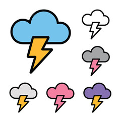 Flat vector illustration. flat icon, outline icons, vector icons, web icons.