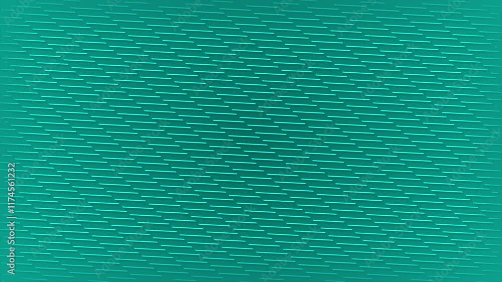 Poster cyan color multiple parallel lines moving abstract pattern modern design loop able dark geometrical 