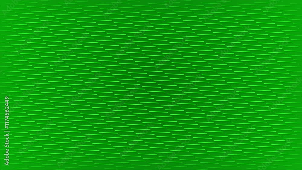 Aufkleber green color multiple parallel lines moving abstract pattern modern design loop able dark geometrical