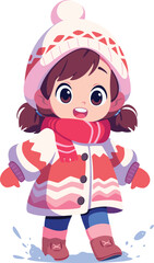 Girl on Winter