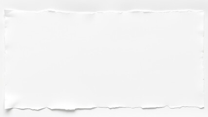 Torn White Paper, Design Ready, Sharp Colors, High Quality