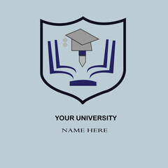 university with the college logo for a company