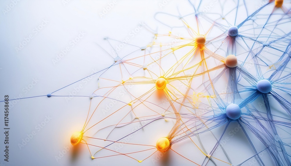 Poster vibrant array of colorful wires entwined on a bright white surface showcasing an artistic display of