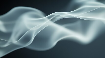 Classic cigar closeup with smoke gracefully spiraling upwards in soft lighting focusing on texture against a moody blurred background