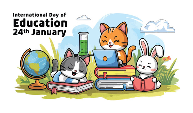 international education day vector illustration.