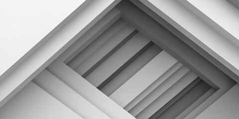 Obraz premium Abstract Gray Geometric Shapes Modern Architecture Design Background