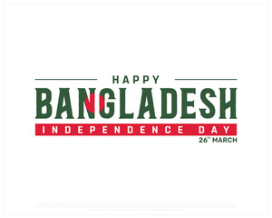 BANGLADESH Independence Day vector design on a white background with flag typography, Typographic Design of BANGLADESH National Day, BANGLADESH typography, Flag Typography of Bangladesh
