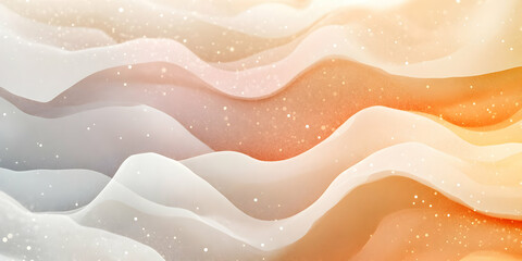 Obraz premium Abstract Swirling Waves: A mesmerizing blend of soft, shimmering textures creates a captivating abstract background, evocative of flowing water, ethereal dreams, or a magical landscape. 