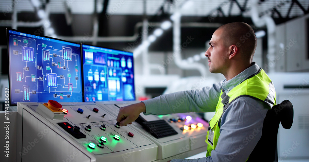 Poster Engineer Operators Using Scada System