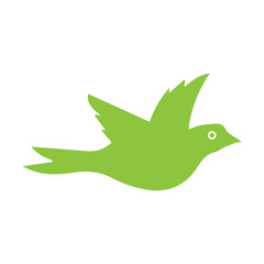 Trendy social media web or internet bird icon
