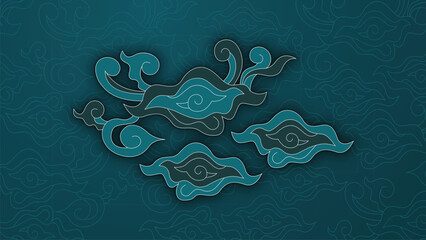 Wave japanese pattren