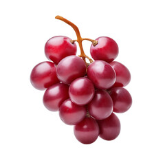 Fototapeta premium bunch of red grapes isolated