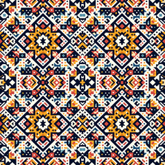 seamless pattern tribal traditional 