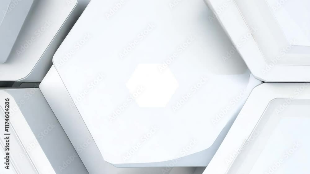 Poster render white 3d bright wallpaper abstract background xagon bright abstract background hexagon design