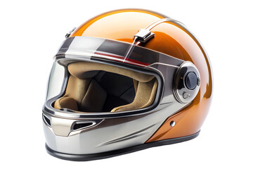 Fototapeta premium motorcycle helmet isolated on transparent background